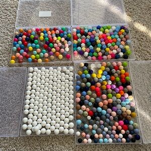 Silicone beads for wristlets